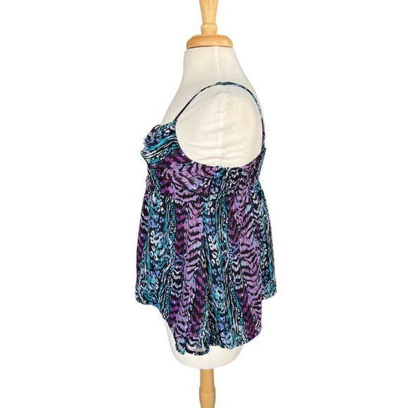 Candies tiered spaghetti strap‎ y2k size XL - Picture 5 of 6